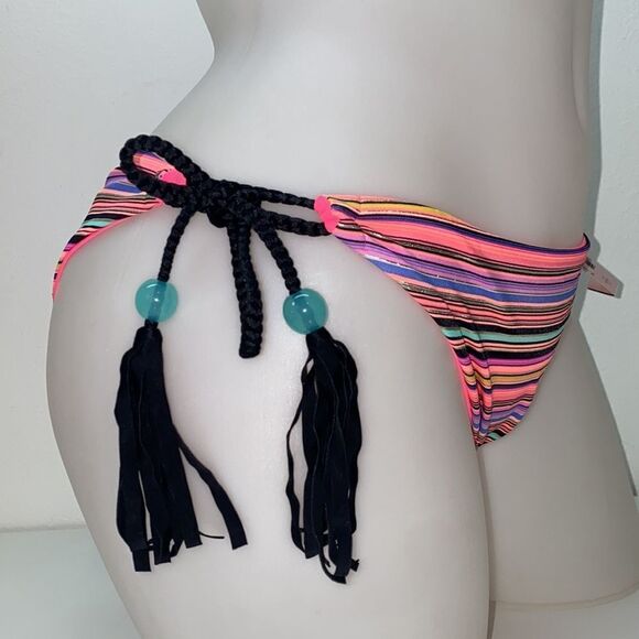 🔥VICTORIA SECRET SWIMSUIT 2pc small  push-up  //small New #1 reversible - Picture 8 of 12